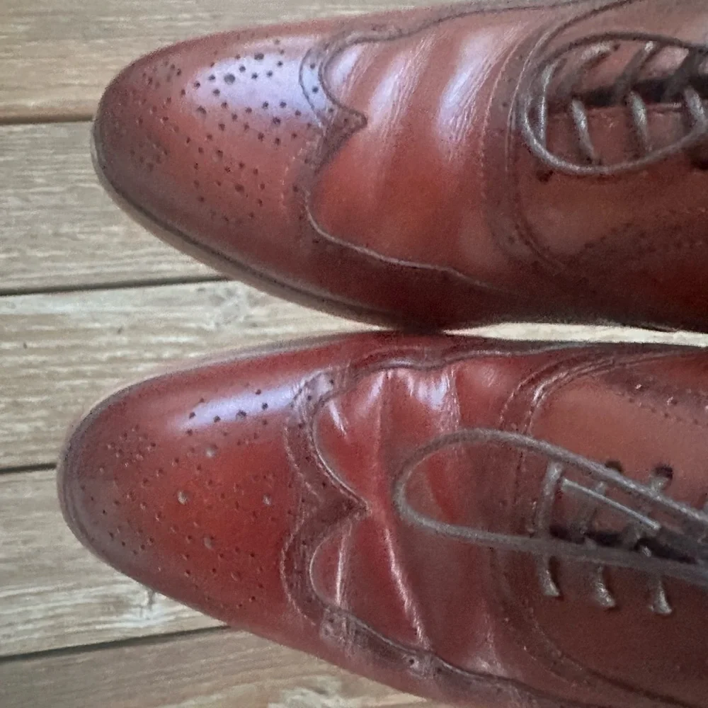 Stacy Adams Brown Leather Oxfords